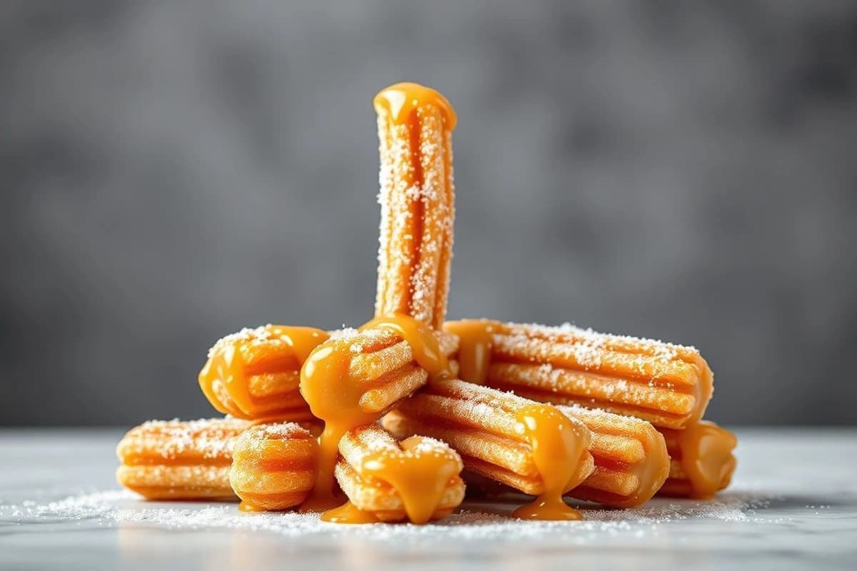 Churros de Cerdo con Caramelo de Naranja y Canela