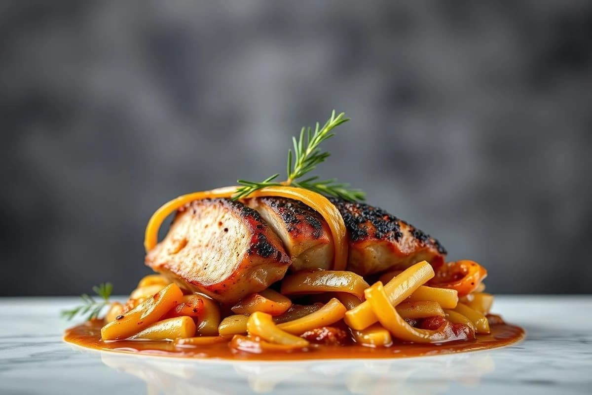 Cordero al Horno con Romero y Cebolla Caramelizada