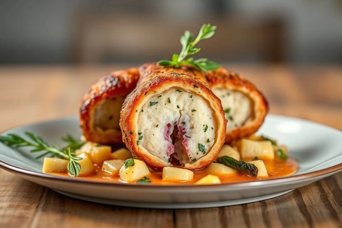 Crocchette di Maiale alla Italiana con Verduras Asadas