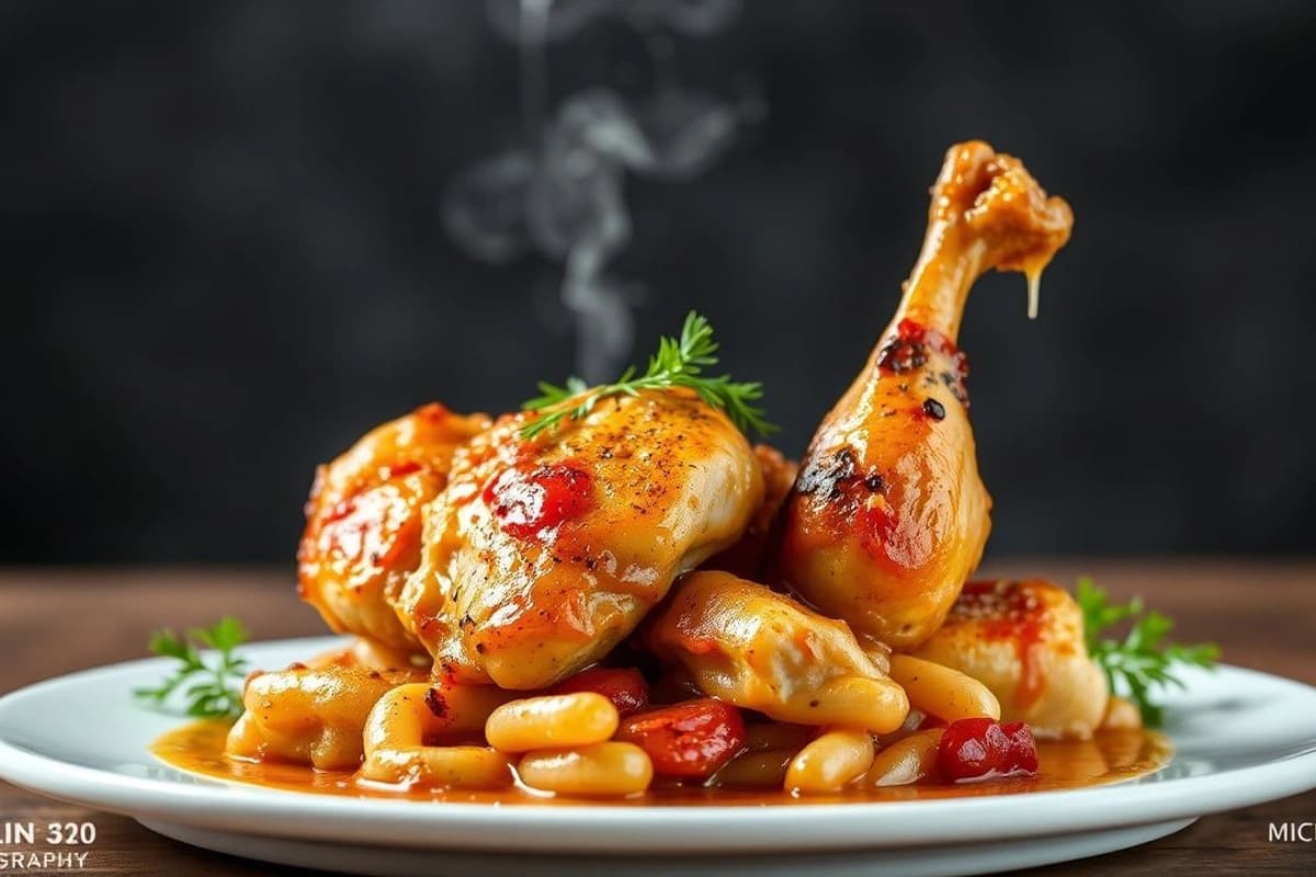 Pollo Coreano a la Parrilla con Salsa de Soja y Miel