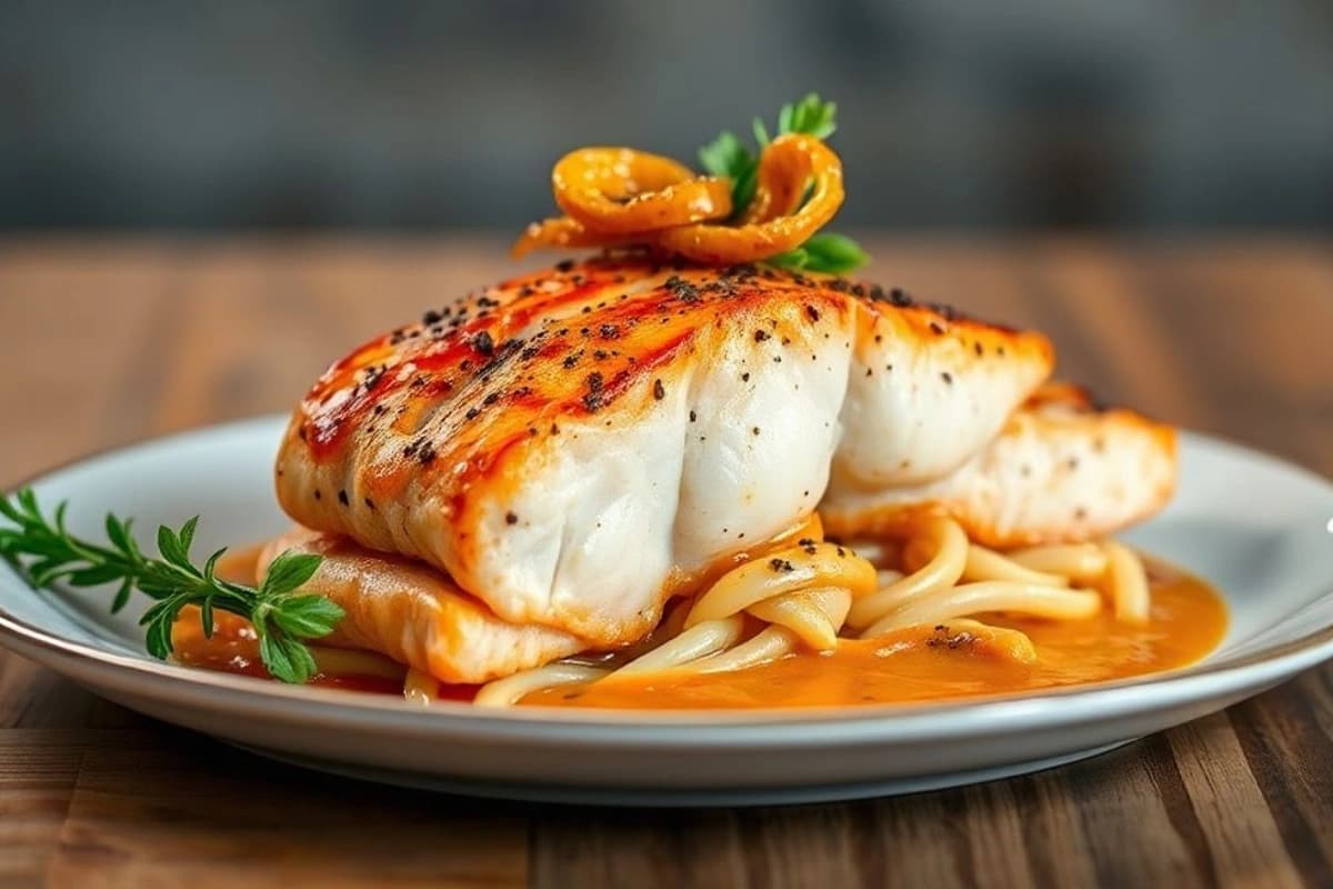 Salmón al Horno con Curry India y Cebolla Caramelizada