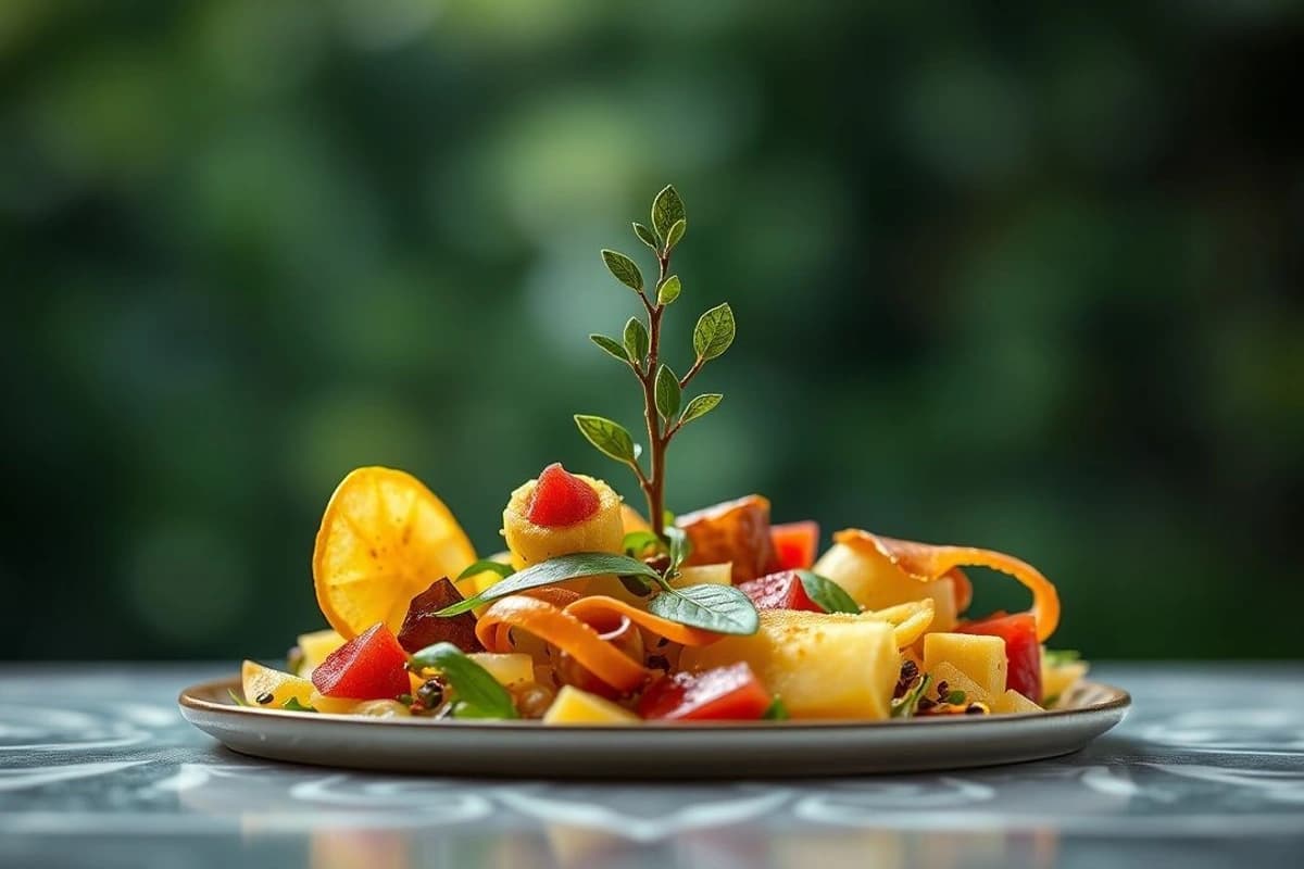 Setas y Hongos en la Selva: Un Plato de Fantasía