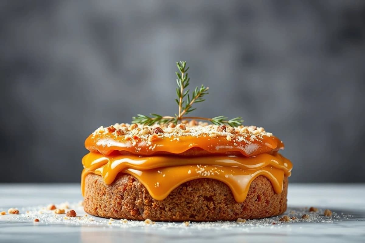 Torta de Cordero Caramelo con Jengibre y Canela