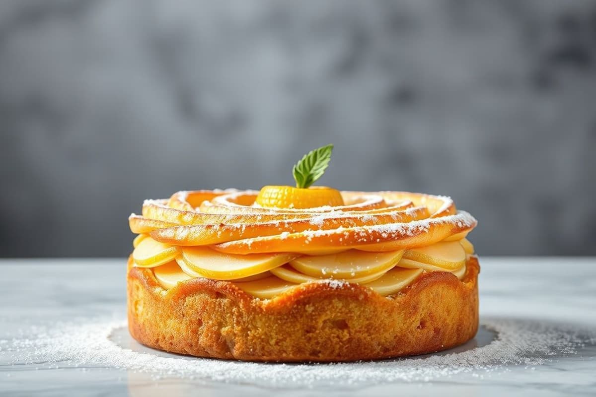 Torta de Manzana Francesa con Técnica de Espiral