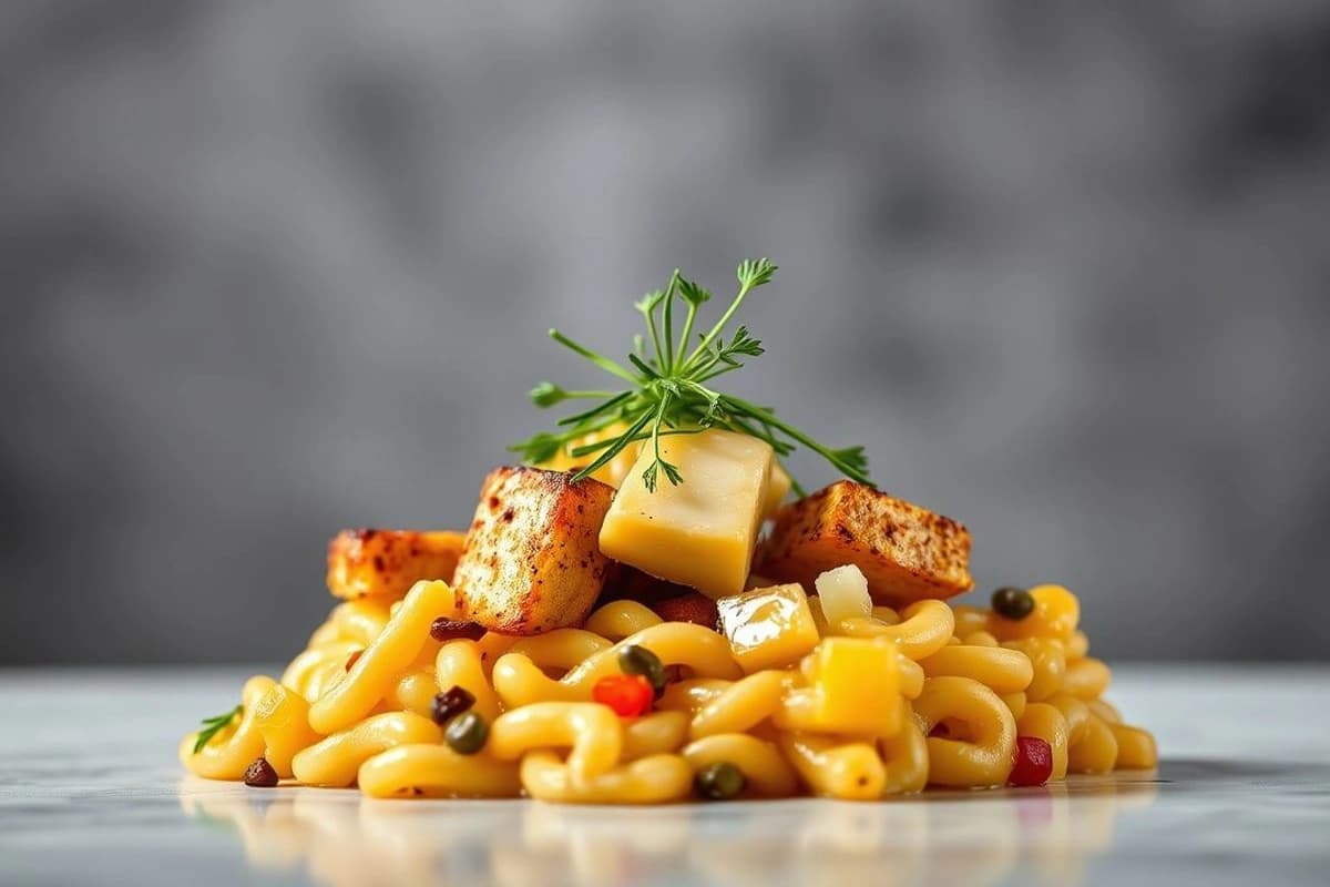 Asado de Tofu y Soja con Puré de Papas y Ensalada de Espinacas