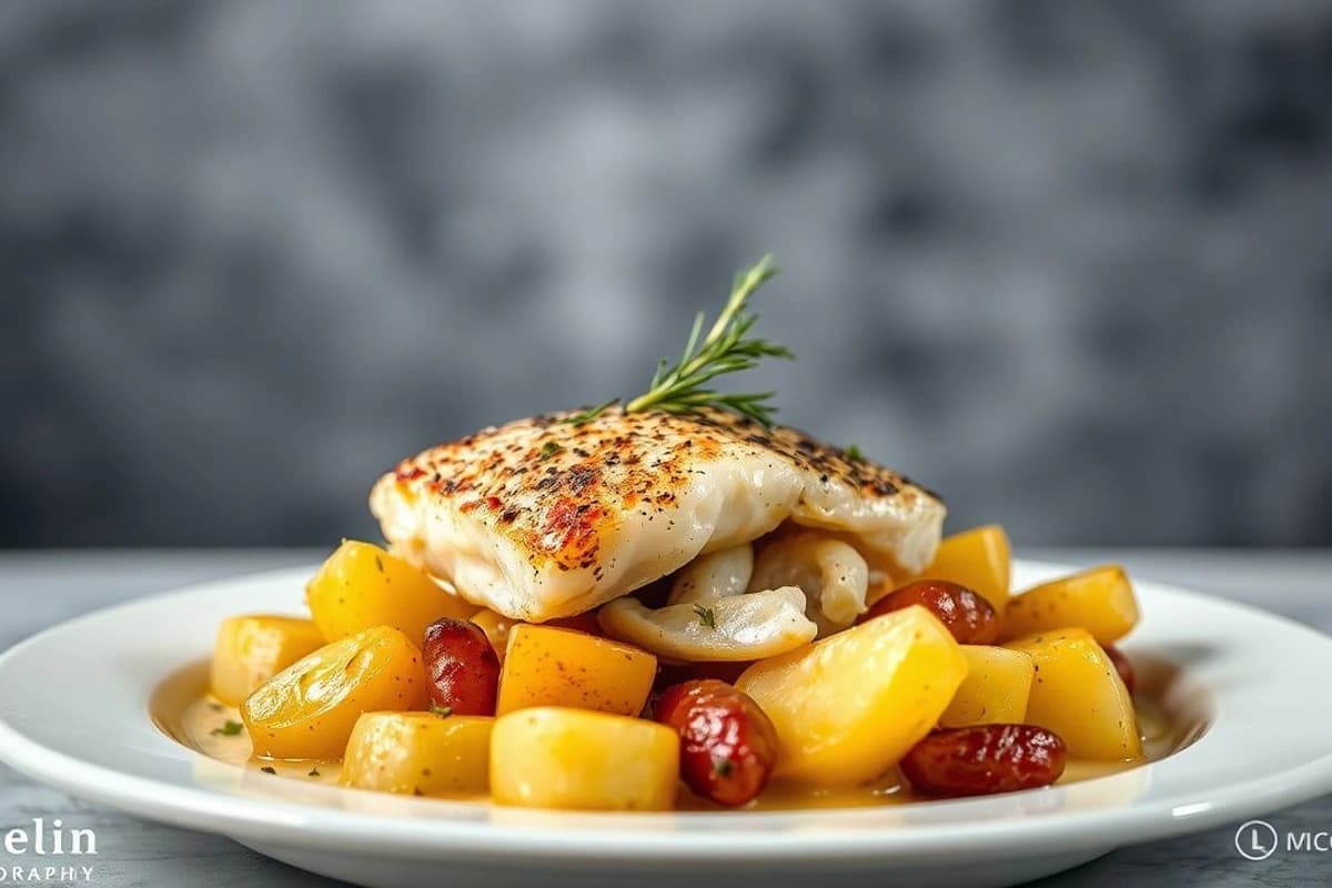 Bacalao al Horno con Morralla y Patatas: Un Plato Portuario de Sabor