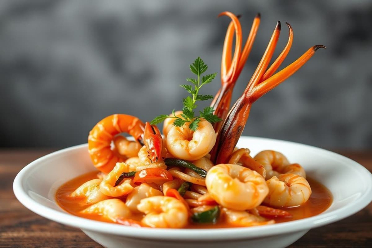 Bún Riêu con Mariscos: Un Plato Vietnamita Auténtico y Sabroso