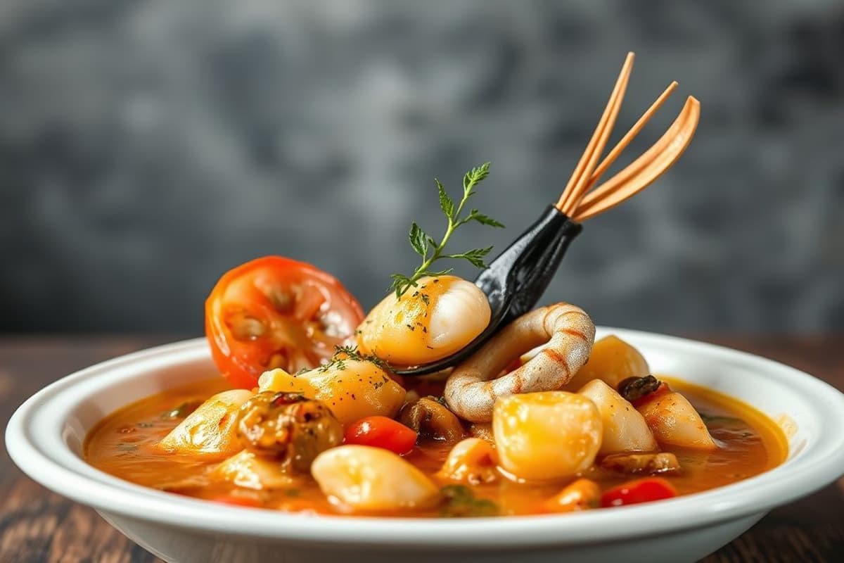 Fisherman's Stew Británico: Un Caldo Reconfortante de Mariscos