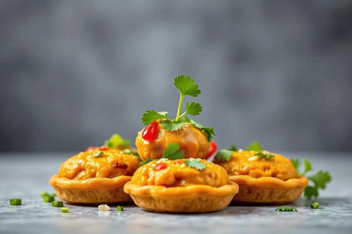 Galletas de chana masala con especias caseras y semillas de cilantro