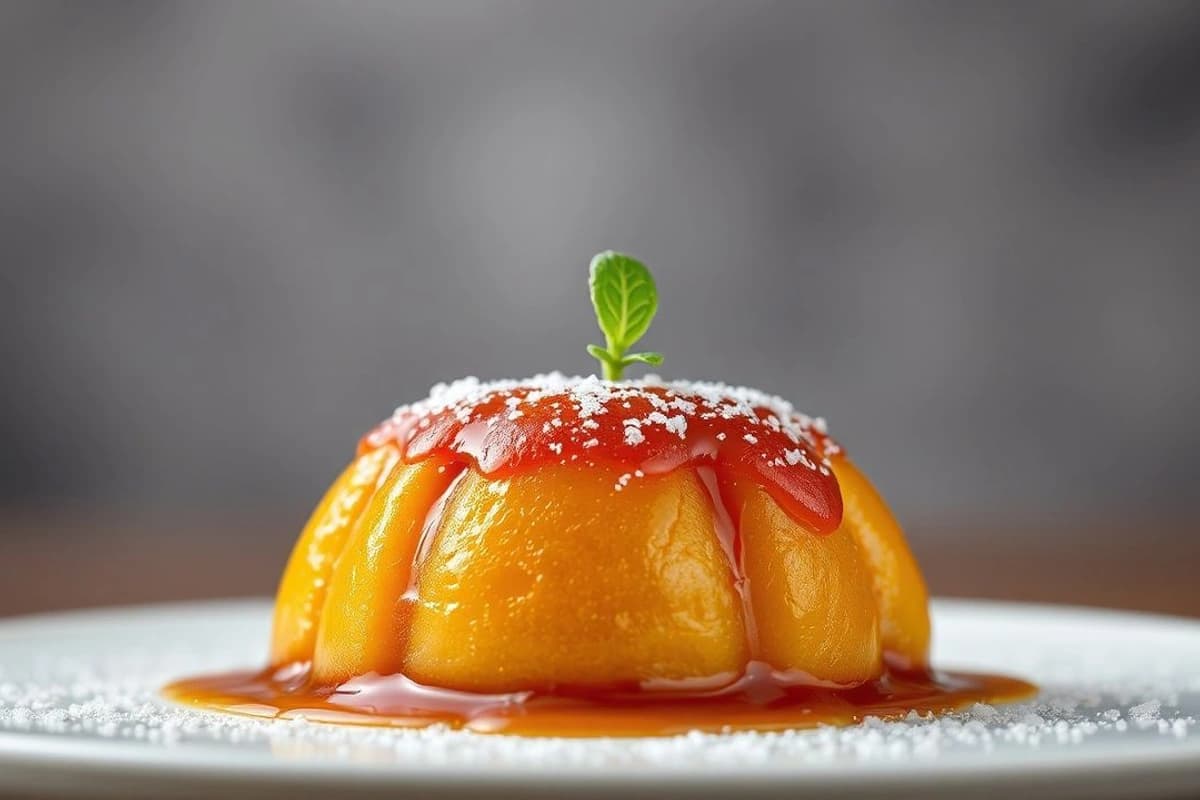 Gulab Jamun de cordero con jengibre caramelizado y ghee tostado