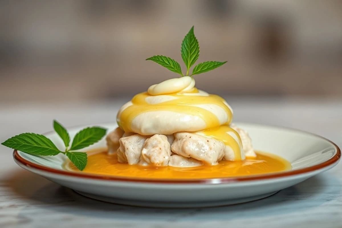 Miel de Almendras y Calabacín al Vapor con Aderezo de Tahini y Limón Fresco