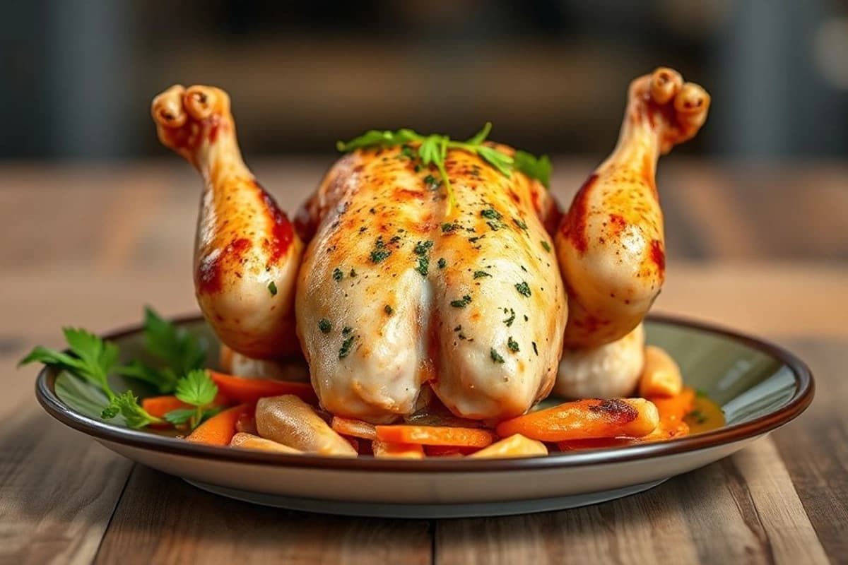 Pollo Gallo al Horno con Hierbas y Especias Vietnamesas