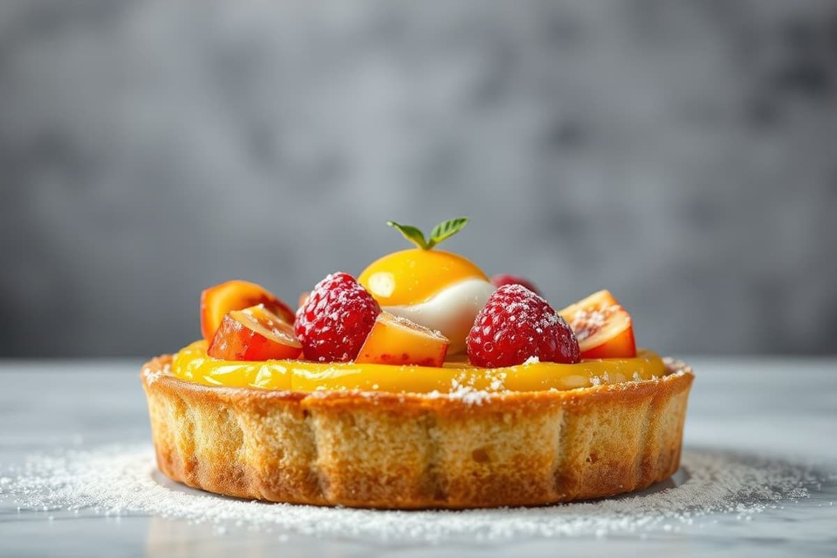 Torta de Aceite de Oliva con Frutas de Temporada, Canela y Azúcar Moreno