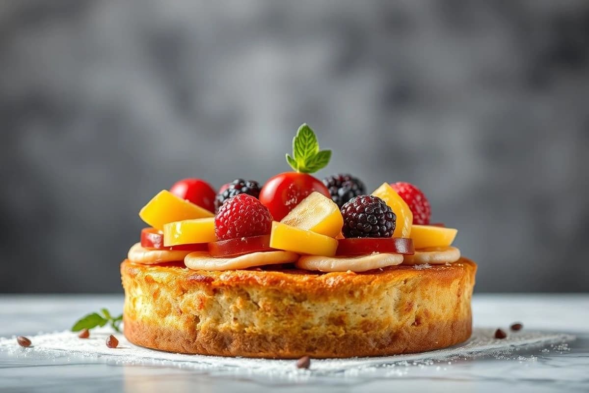 Torta de Cordero con Dulce de Membrillo y Frutas Frescas: Un Plato Romántico Griego