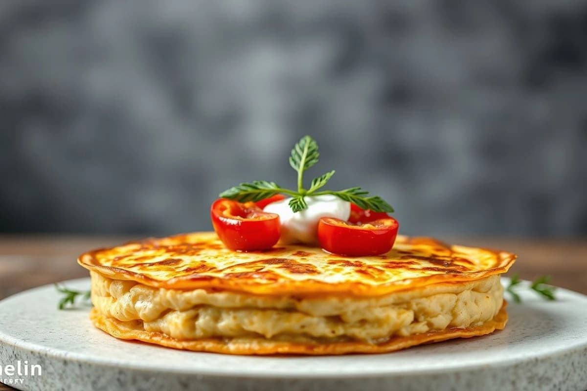 Tortilla de Cordero con Pimientos Rojos, un manjar de la tierra