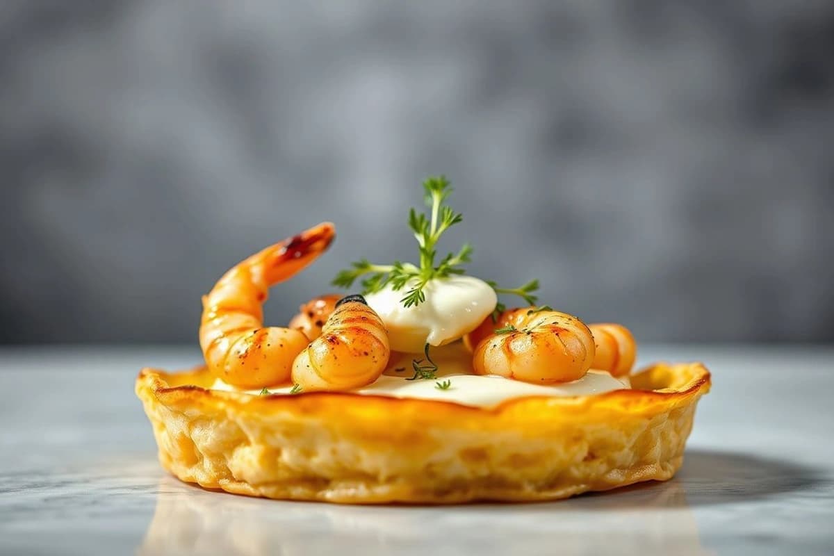 Tortilla de Gambas con Alioli de Ajo y Limón: Un Clásico con Toque de Innovación