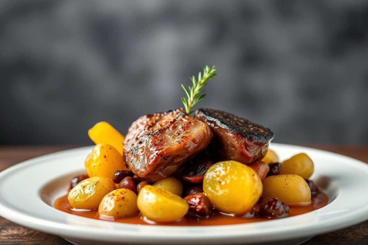 Tournedos Rossini con setas silvestres, trufa negra y foie gras