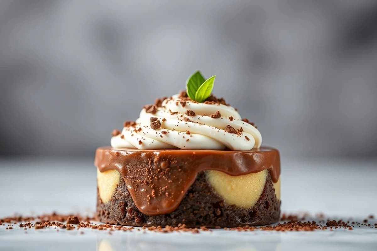 Trufado de Chocolate con Crema de Leche Fresca y Canela en Polvo